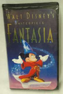 Walt Disney Fantasia VHS Video Color Mickey Mouse GUC  