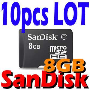 Lot 10 SanDisk MicroSD MicroSDHC Micro SDHC TF 8GB 8G  