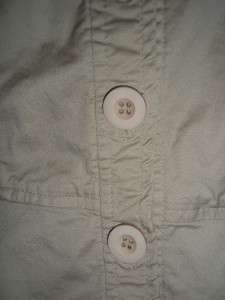 APOSTROPHE Stretch Cotton Khaki Military Shirt Jacket 6  
