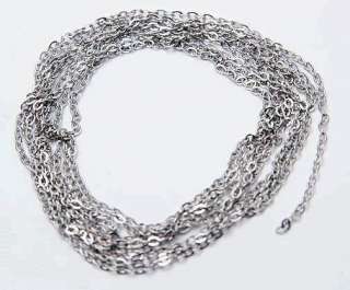 FT. 18K White Gold filled Unfinished Delicate Chain  