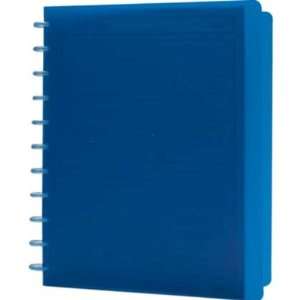    Rollabind Plastic Cover Letter Size Blue Notebook