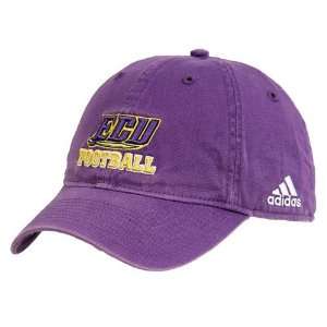  adidas East Carolina Pirates Purple Football Slouch Hat 