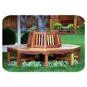  Deluxe Garden Tree Seat Plan (Woodworking Plan)