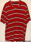 RUEHL 925 MENS XLARGE RED 100 COTTON PIQUE LS POLO SHIRT  