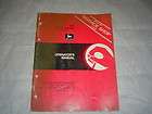 John Deere 310 Disk operators manual, John Deere 9400 9500 9600 