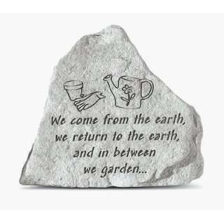   We Come From The Earth We Return To The Earth   Memorial   5.25 Inches