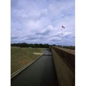 Wall of a Fort, Savannah River, Fort Pulaski, Savannah, Chatham County 