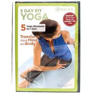  Gaiam 5 Day Fit Yoga DVD with Suzanne Deason and Rod 