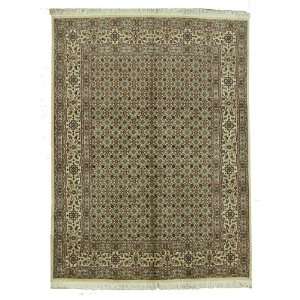  410 x 66 Ivory Persian Hand Knotted Wool Mood Rug 