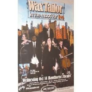  Wax Tailor Poster   Concert Flyer in the Mood for Life 