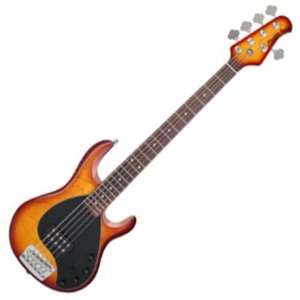   Music Man RAY35 HB Bass (5 String, Honey Burst) Musical Instruments