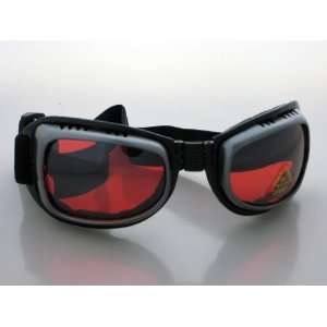  Cyber Gothic Goggles Sunglasses Rave Rivet Technno Red 
