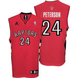 Morris Peterson Youth Jersey adidas Red Replica #24 Toronto Raptors 