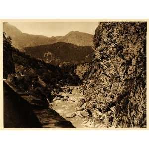  1924 Kabylie Kabylia Mountain Gorge Landscape Algeria 