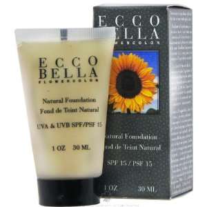  Ecco Bella FlowerColor, Natural Foundation, SPF 15, Bisque 