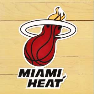  Miami Heat Courtlectible 12x12 Floor Piece with Logo 