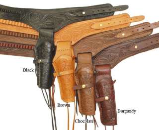 Hand Tooled Leather Western Holster   Clearance Holsters  
