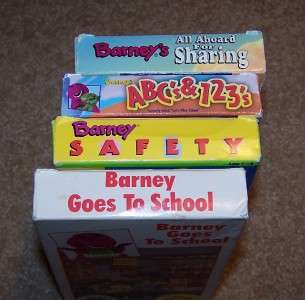   Goes To School, Safety, All Aboard For Sharing ABCs 123s VHS