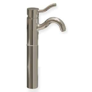   Bathroom Sink Faucet with Rise No Pop Up Waster Finish Brushed Nickel