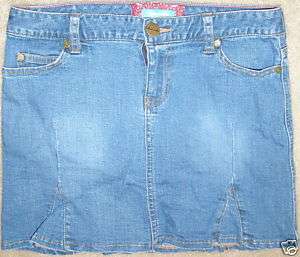 ABERCROMBIE Size 14 Girls Denim Jeans Skirt Mini Short  