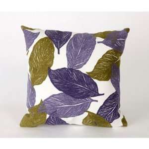   Mystic Leaf Rectangle Indoor/Outdoor Pillow in Purple