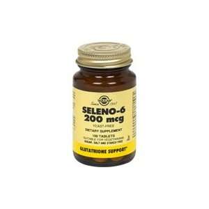Seleno 6 200 mcg Yeast Free Selenium   Helps neutralize the effects of 