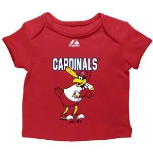  Louis Cardinals Newborn Red Mascot Envelope T Shirt