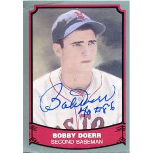  Bobby Doerr Autographed/Hand Signed 1988 Pacific Card 