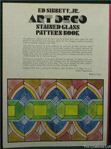 Sibbett ART DECO STAINED GLASS PATTERN BOOK 91 Designs  