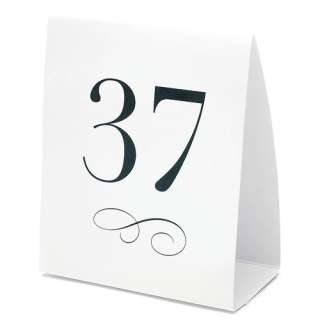 TENT STYLE 1 24 WEDDING RECEPTION TABLE NUMBERS CARDS 068180005536 