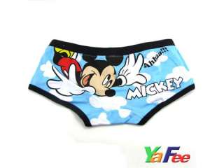 Cartoon Mickey Mouse Women Underwear brief shorts 1Size  