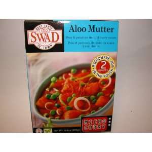 Swad Aloo Mutter Microwave for 2 minutes Grocery & Gourmet Food