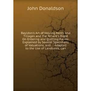   to the Use of Landlords, Lan (9785875636882) John Donaldson Books
