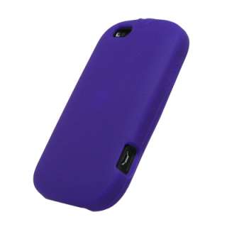 for Motorola Cliq XT Case Skin Purple+Charger+Usb+Lcd 654367541135 