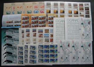   Bob CANADA MNH Postage Sheets & Booklets Accumulation Face $460  