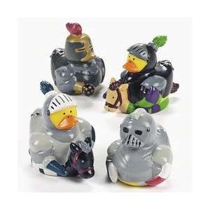  12 pc Medieval Knights Rubber Ducks / Duckys Toys & Games