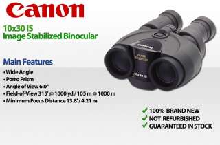 New Canon 10x30 IS Image Stabilized Binocular 2897A002  