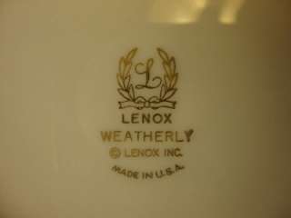 Lenox Weatherly Sugar Bowl w/ Lid  