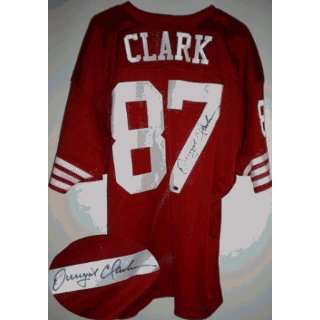  Autographed Dwight Clark Uniform   Auth