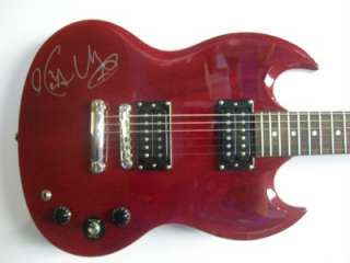 KEITH URBAN Signed Autograph RED Guitar GIBSON EPIPHONE SG COA 