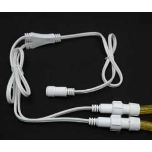 Novelty Lights, Inc. RLCH Y Chasing Rope Light Y Splitter, 3 Wire, 1 