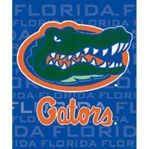Florida Gators NCAA Light Weight Fleece Blanket (031 Series) (50x60)