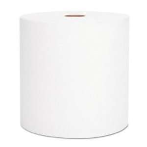  Nonperforated Paper Towel Rolls, 8 x 950`, White, 6/Case 