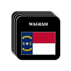  US State Flag   WAGRAM, North Carolina (NC) Set of 4 Mini 