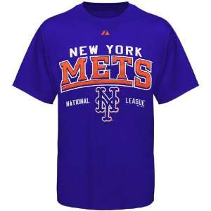   York Mets Royal Blue Built Legacy T shirt (Small)