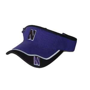   Northwestern Wildcats College Sun Visor   Purple