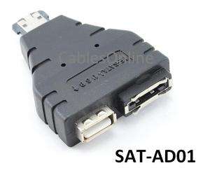   to USB A Female / eSATA Female Adapter, SAT AD01 766623325288  