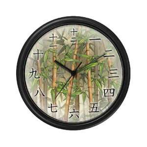  Bamboo Forest Japanese Wall Clock by 