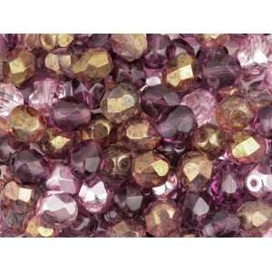   Polished Bead 6mm Winter Lilac Mix (50pc Pack) Arts, Crafts & Sewing