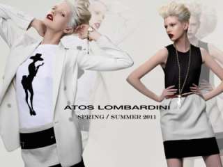   THIS*** ATOS LOMBARDINI BLOCK PRINT Belted AD CAMPAIGN DRESS  